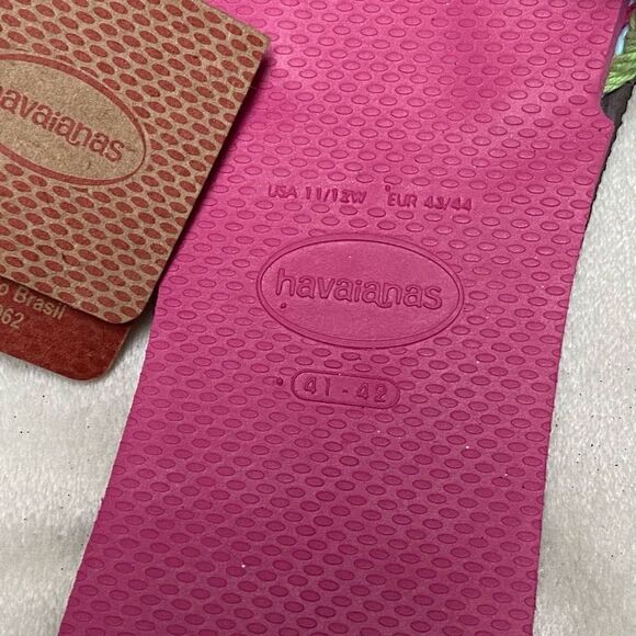 Havaianas Pink Flux Flip Flop Slide NWT - Picture 3 of 6